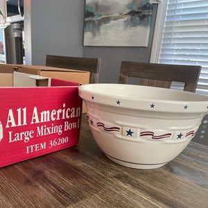 Longaberger All American Large Mixing Bowl